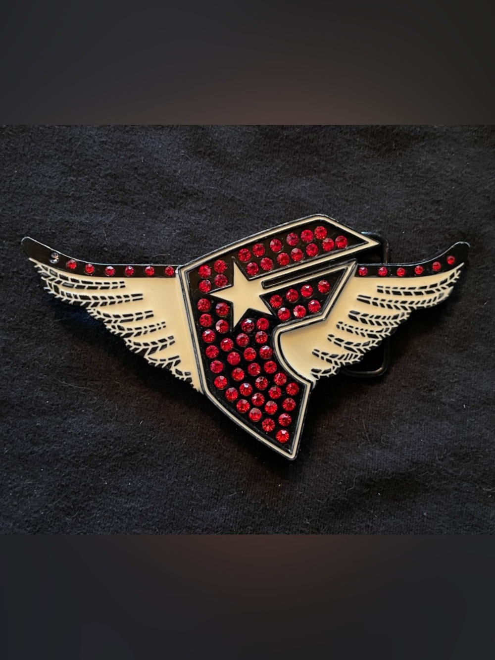 Famous Stars & Straps Winged F Logo Belt Buckle
